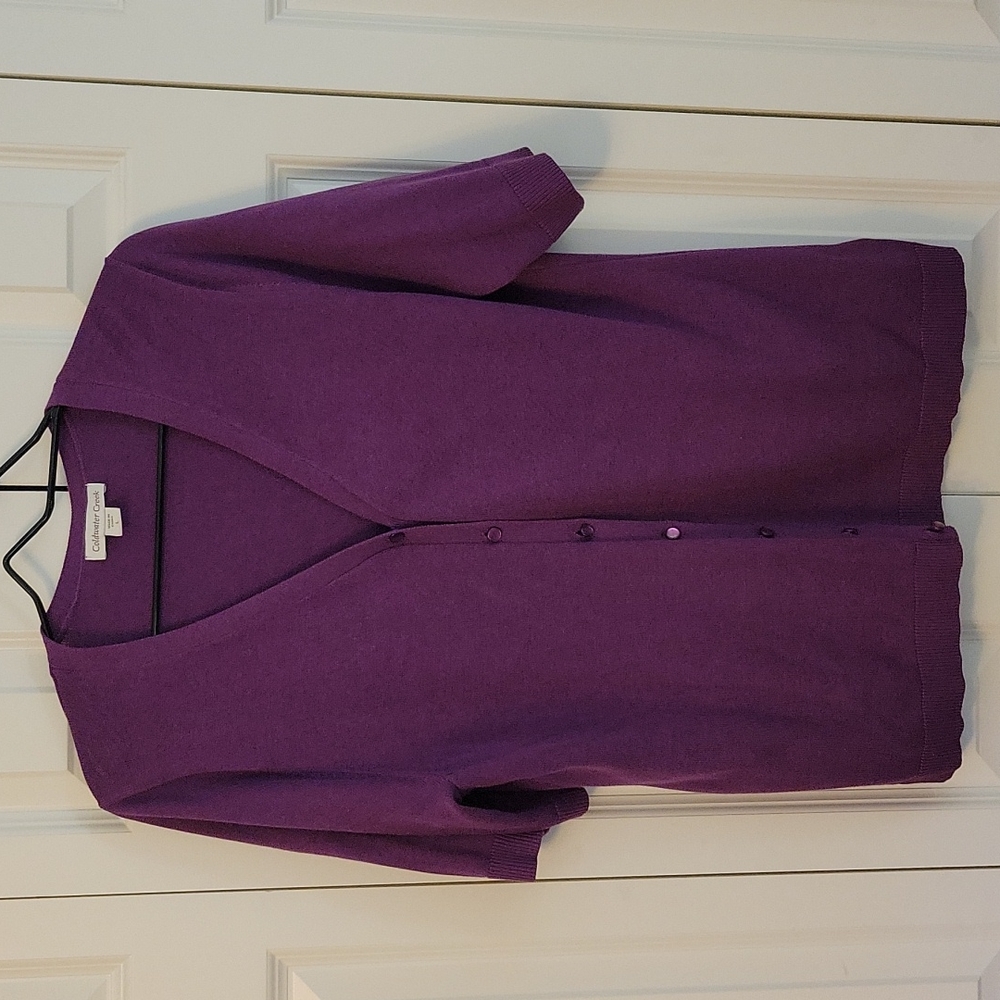 Short sleeved cardigan